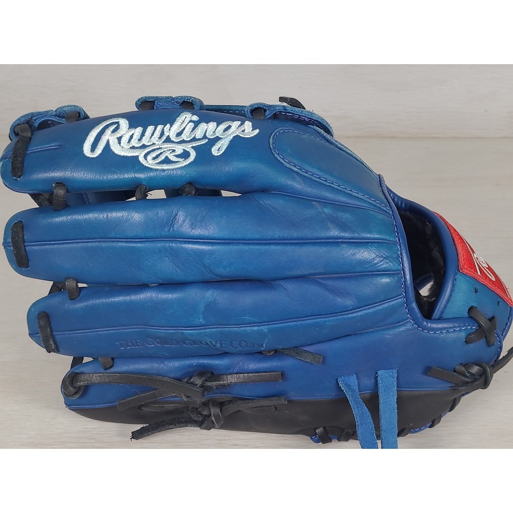 Rawlings GG Elite GGE1275RBB 12.75 Inch Baseball Glove Blue RHT Outfield